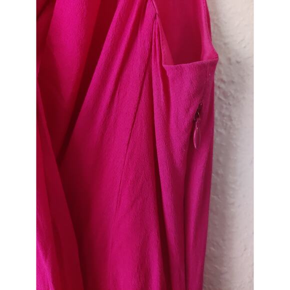Kate Spade Pink & Red Trim Color Block Sleeveless A-Line Dalene Dress Size 4 - Picture 3 of 9